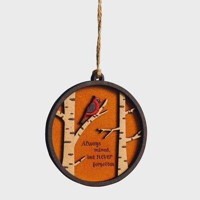 Here With Us Cardinal Ornament