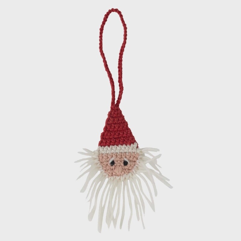 Oh My! Santa Crocheted Ornament