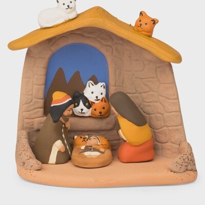 Cat Lovers Nativity
