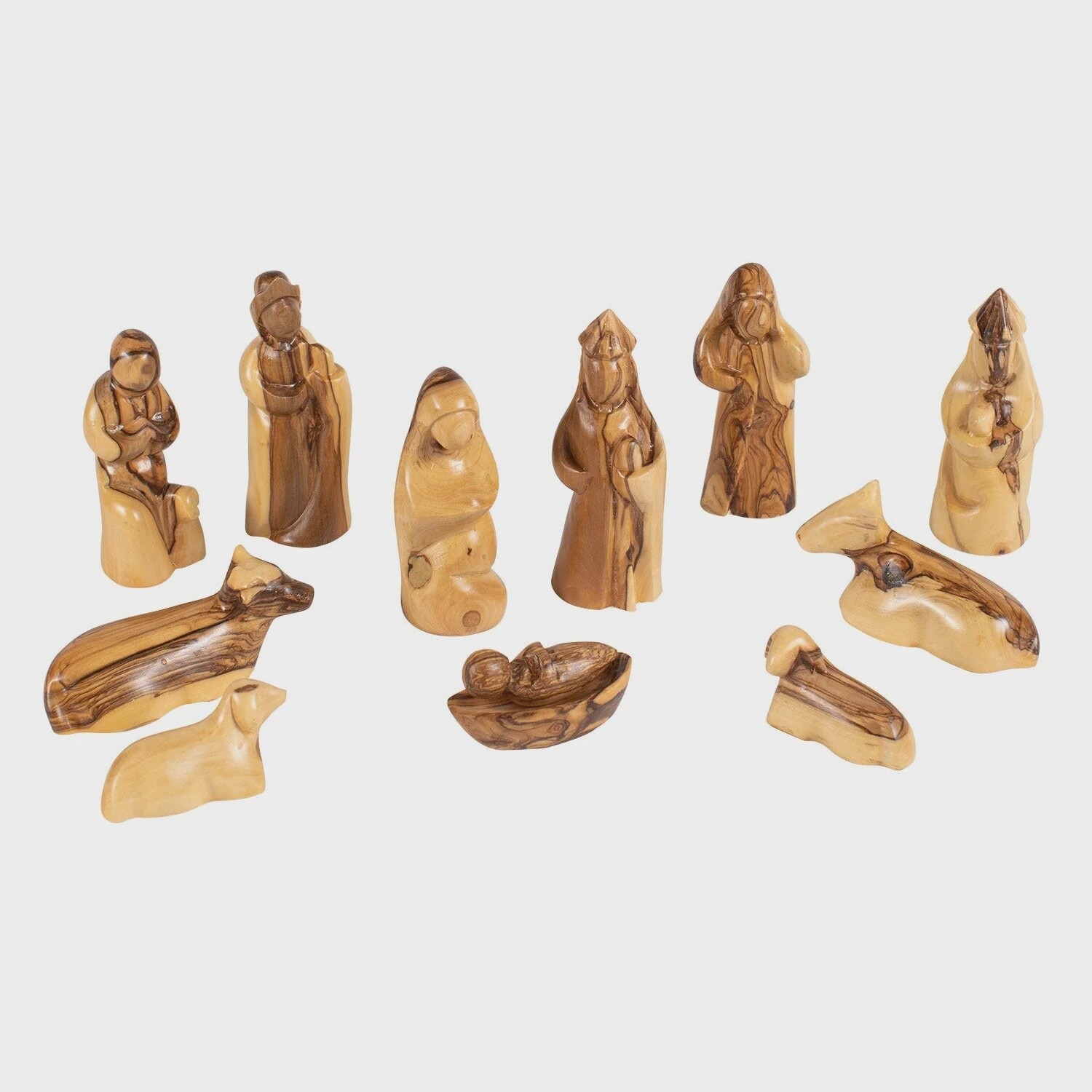 Carved Olive Wood Nativity