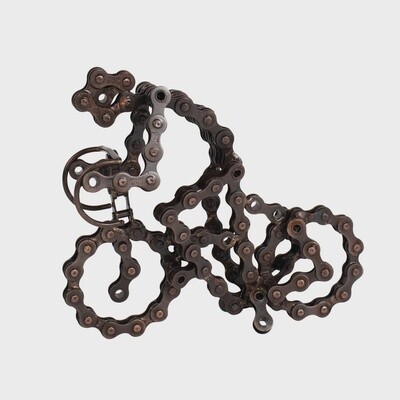 Recycled Bike Chain Sculpture
