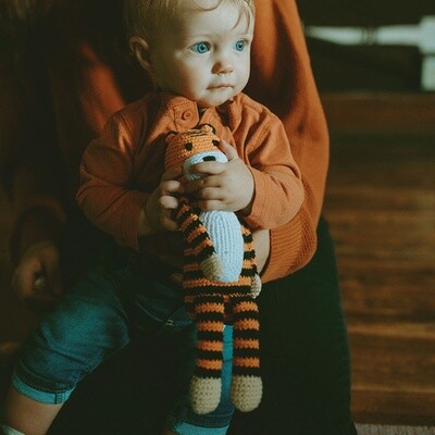 Tiger Crocheted Toy
