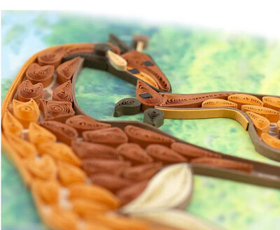 Giraffe Quilling Card