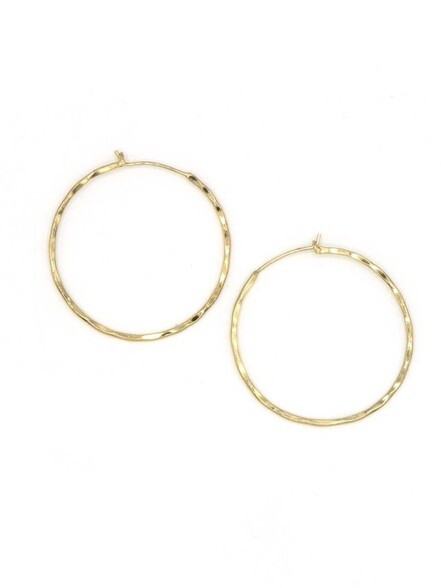 Bamboo Hoops Brass