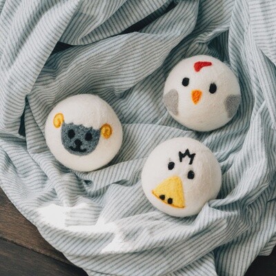 Eco Friendly Wool Dryer Ball - Chicken