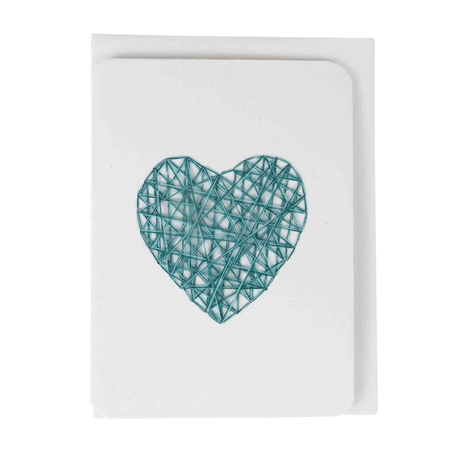 Lots of Love String Heart Greeting Card