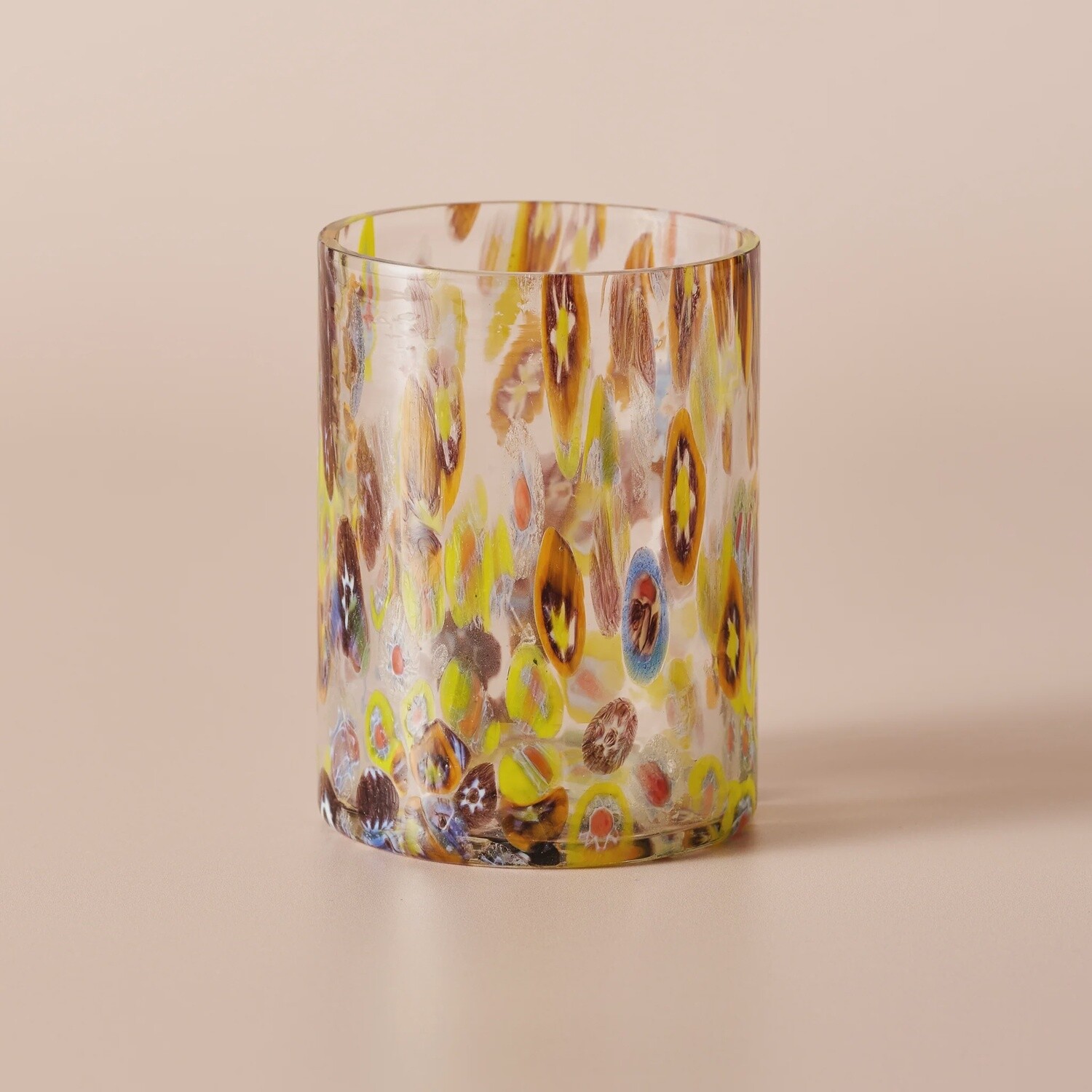 Confetti Cheena Glass Tumbler - 8 oz