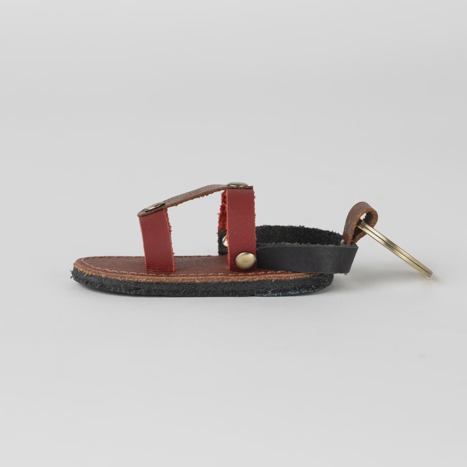 Chappal Mini Sandal Leather Keychain