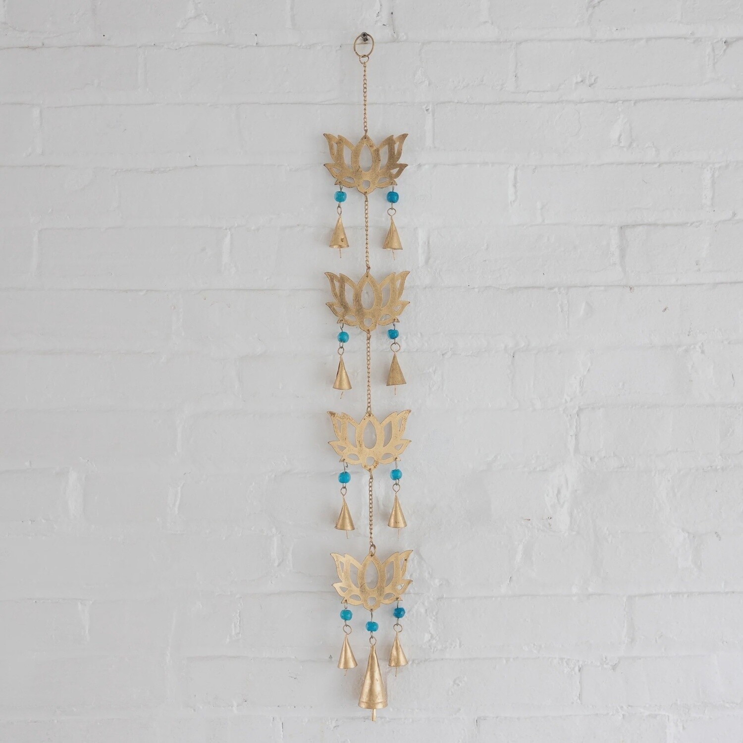 Kama Lotus Blossom Recycled Iron Chime