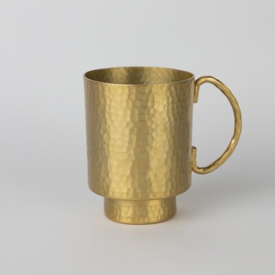 Myul Hammered Brass Mug