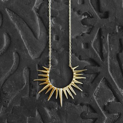 Kiranon Sunburst Pendant Necklace
