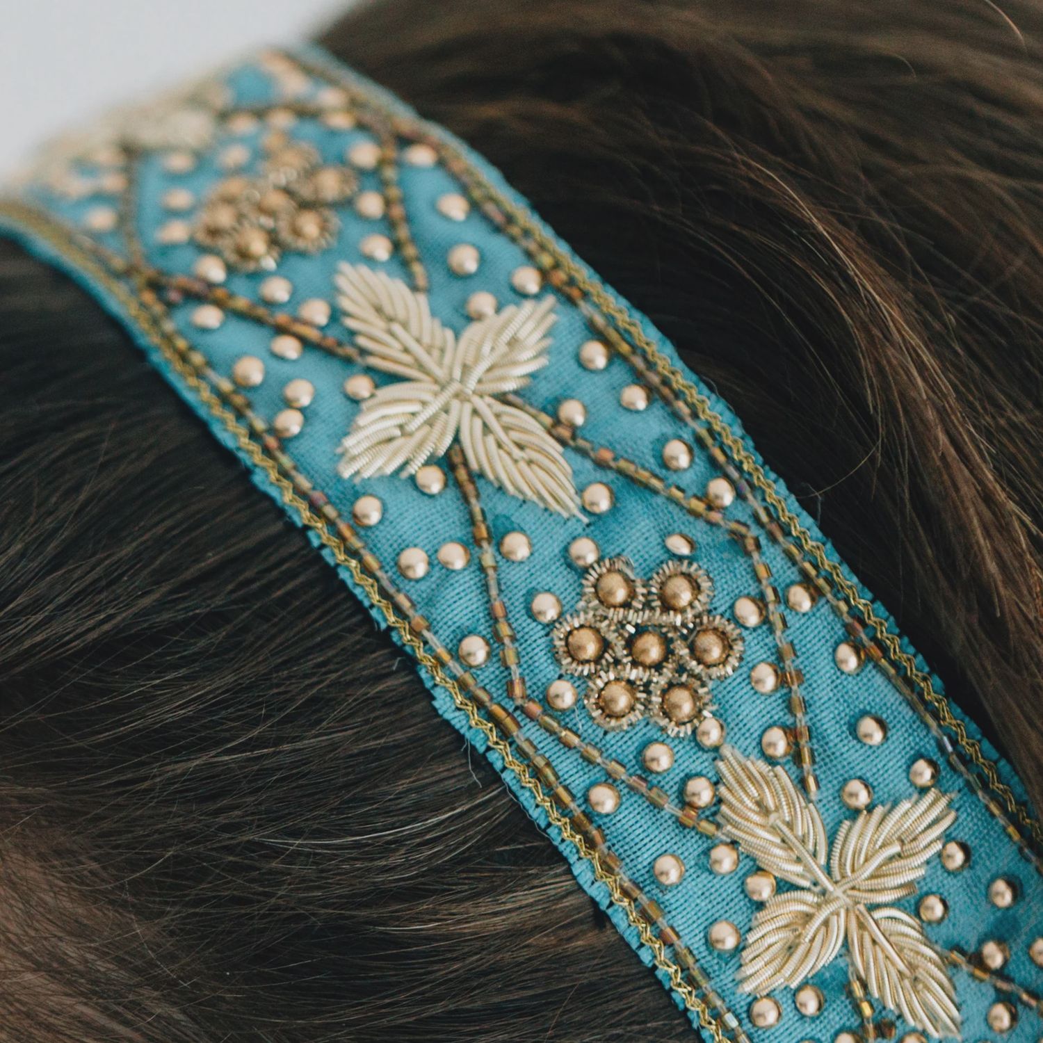 Patti Floral Beaded Headband