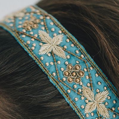 Patti Floral Beaded Headband
