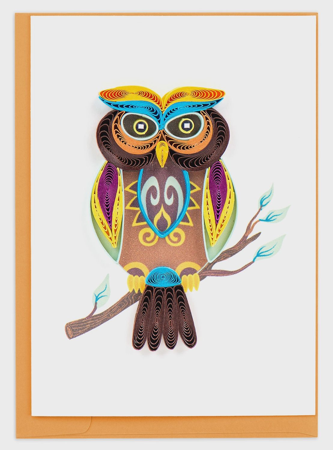 Decorative Owl Gift Enclosure Mini Card