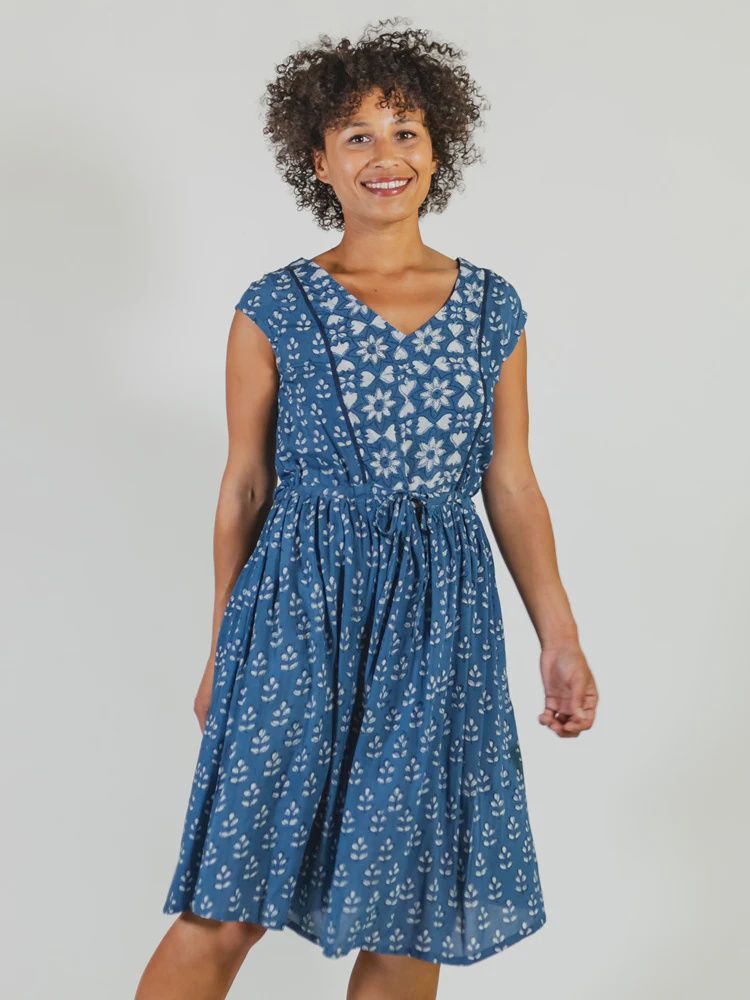 Nashville Dress Indigo Mix