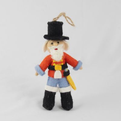 Holiday Ornament Felt Nutcracker Asst
