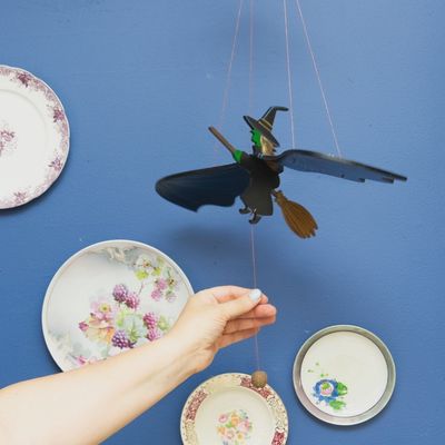 Wicked Witch Flying Mobile