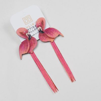 Flamingo Earrings Xl