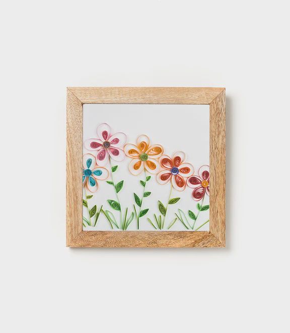 Wood Frame For Quilling Card - 4 varieties, Color: Light Brown 6x6