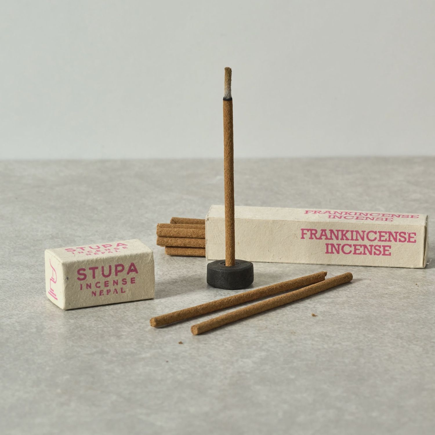Frankincense Incense Sticks &amp; Holder - Set of 15