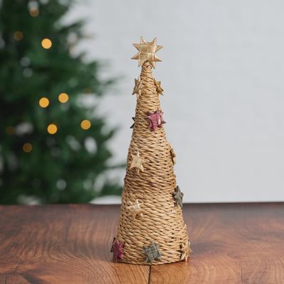 Paper Stars &amp; Hogla Tree - 12&quot;