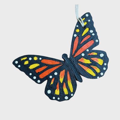Monarch Gourd Ornament