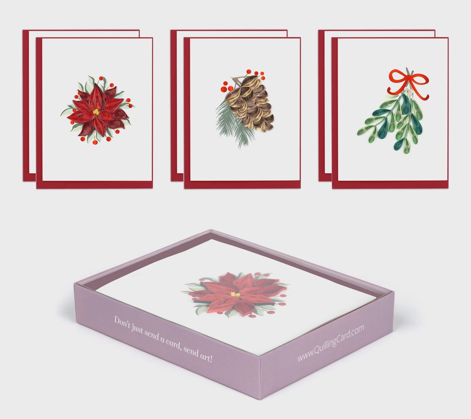 Winter Botanicals Note Card Box Set