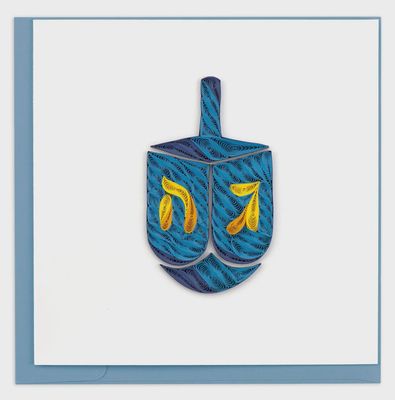 Dreidel Quilling Card