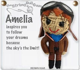 Amelia String Doll Keychain