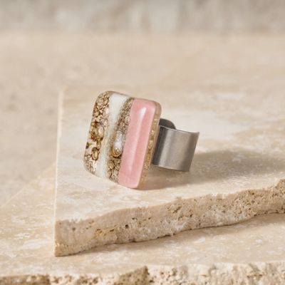 Julieta Glass Statement Ring