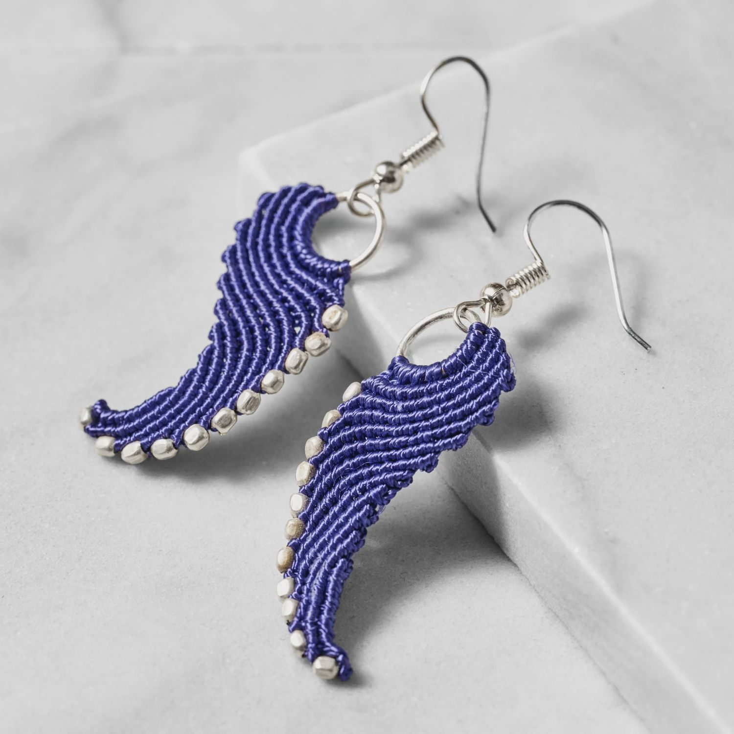 Take Flight Macrame Earrings