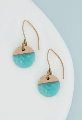 Refresh Earrings in Aqua