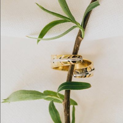 Leaf Ring - Bombshell &amp; Silver
