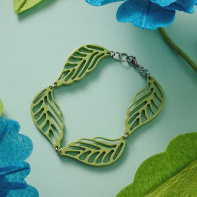 Bodhi Painted Leaves Bracelet