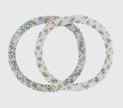 Unicorn Roll-On Friendship Bracelets - Pastel Rainbow
