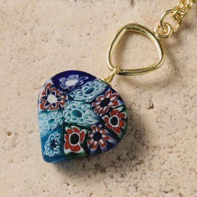 Raza Murano Millefiori Pendant Necklace