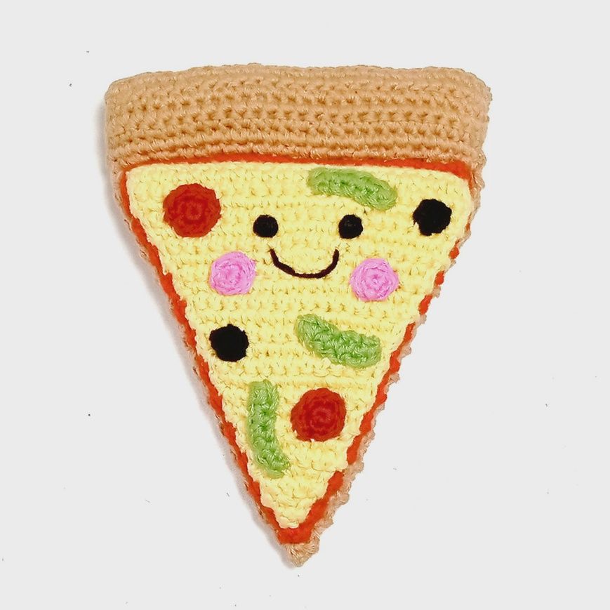 Pizza Slice Play Rattle