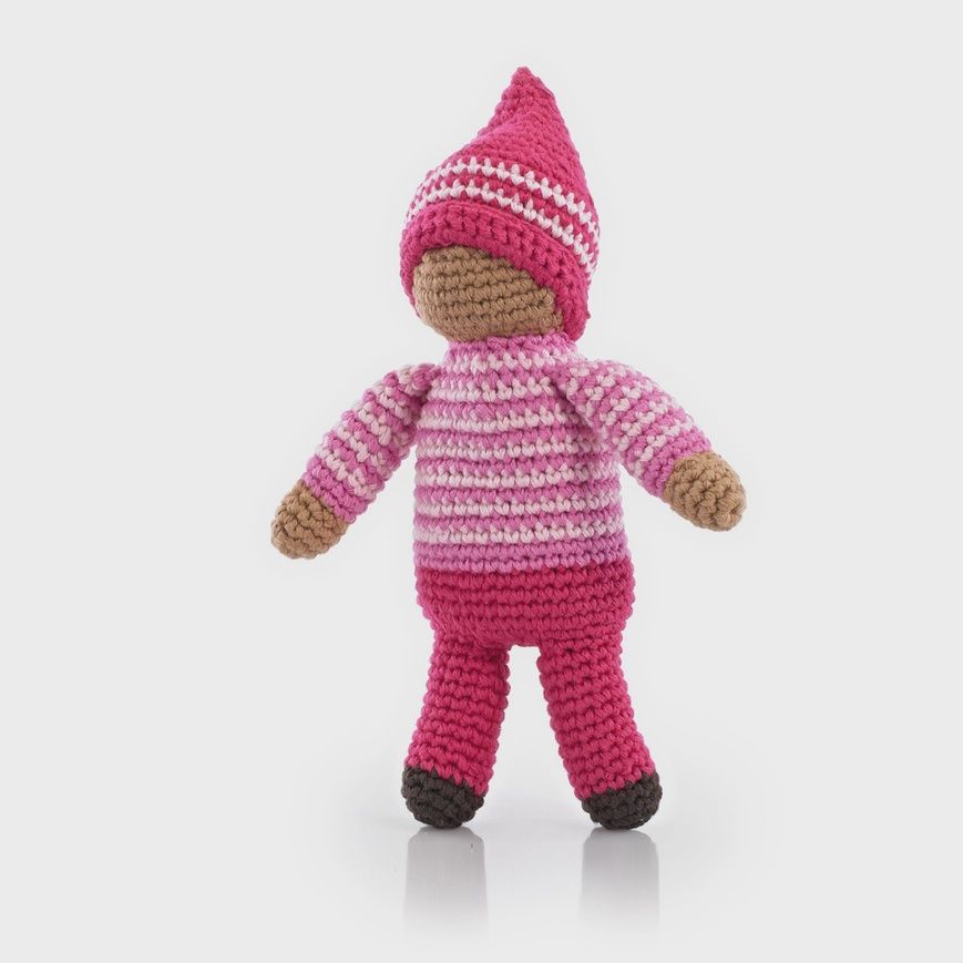 Waldorf Pixie Doll in Rose