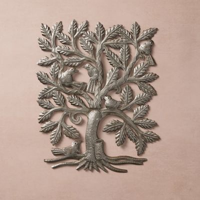 Zwazo Tree Metal Wall Hanging 14x12