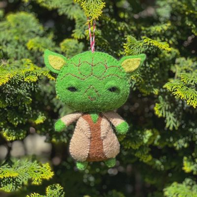 Galactic Sage Felt Ornament