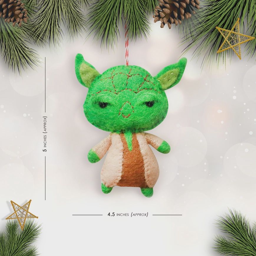 Galactic Sage Felt Ornament