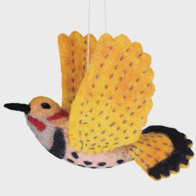 Northern Flicker Woolie Bird Ornament