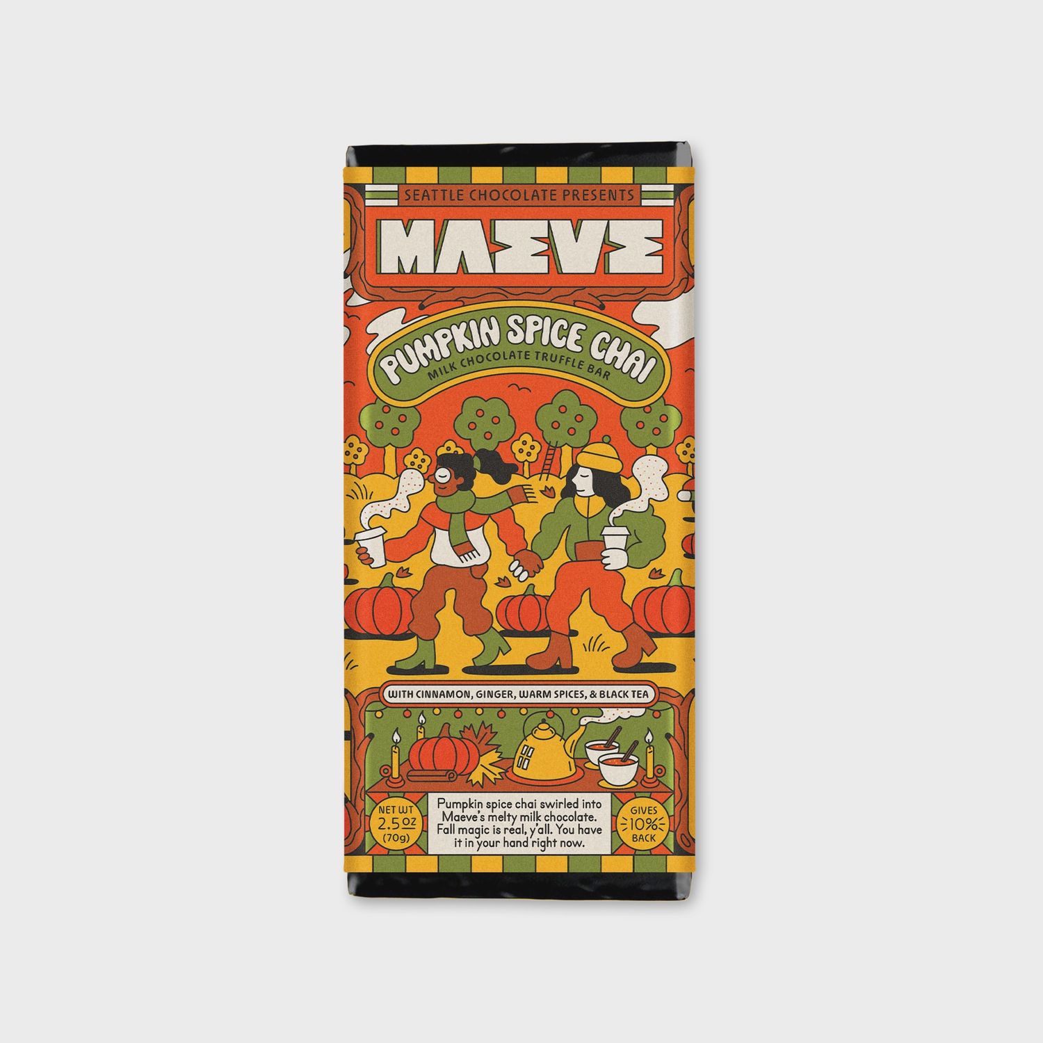 Pumpkin Spice Chai Truffle Bar