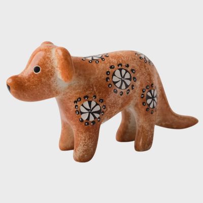 Brown Spotted Dog - Soapstone Kisii