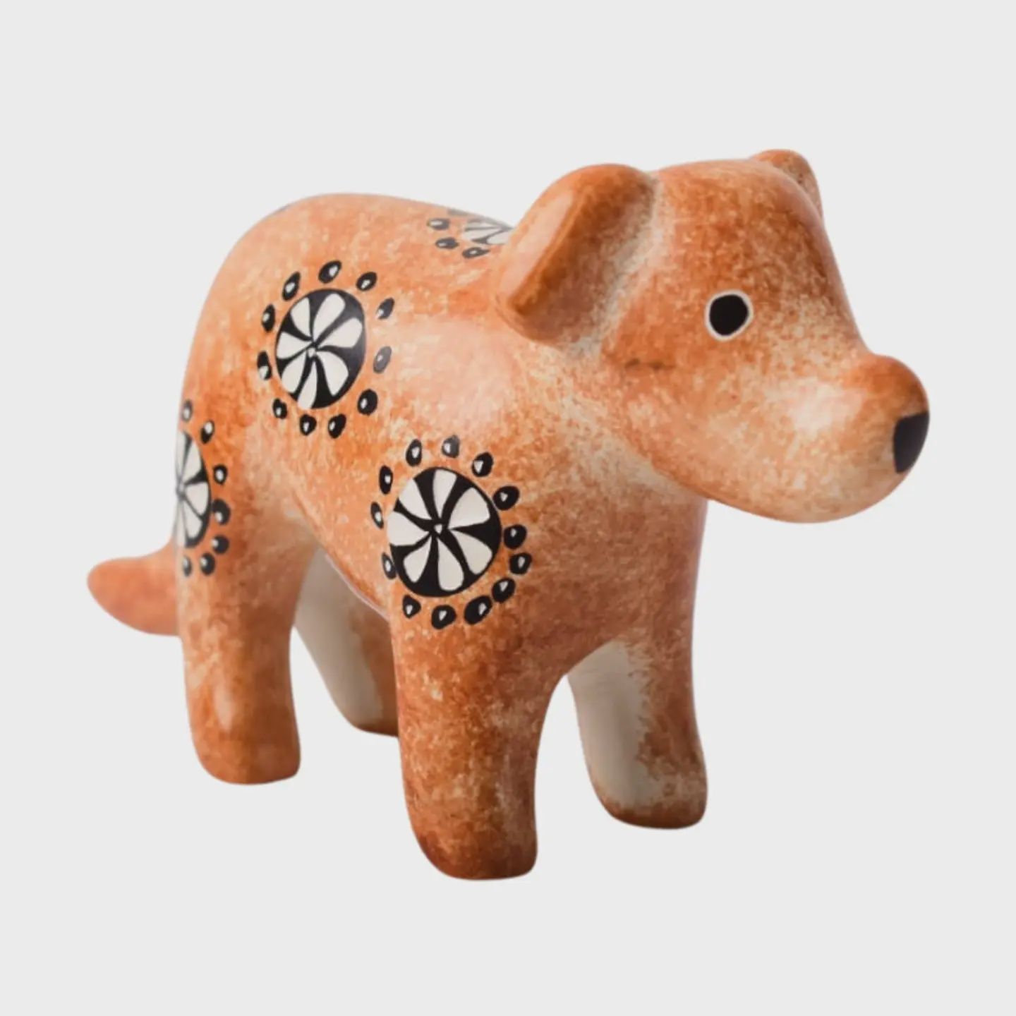 Brown Spotted Dog - Soapstone Kisii