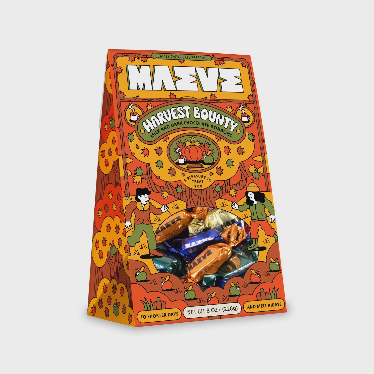 Harvest Bounty Bonbon Box - 8oz