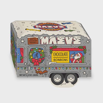 Santa's Camper Bonbon Box - 2.2oz