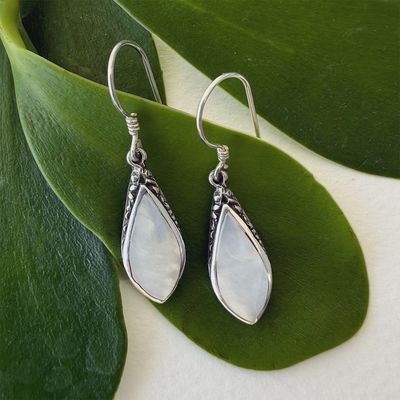 Truly Elegant Mother-Of-Pearl Earrings - Sterling