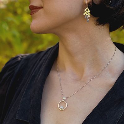 Wholeness Pearl Necklace - Sterling