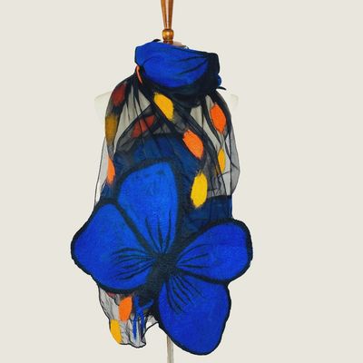 Morpho Butterfly Scarf